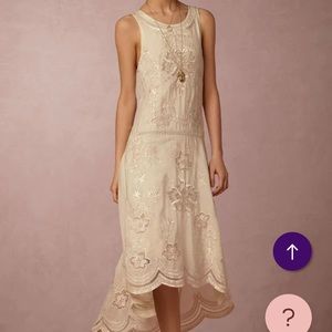 BHLDN Cora 1920 Flapper Wedding Dress